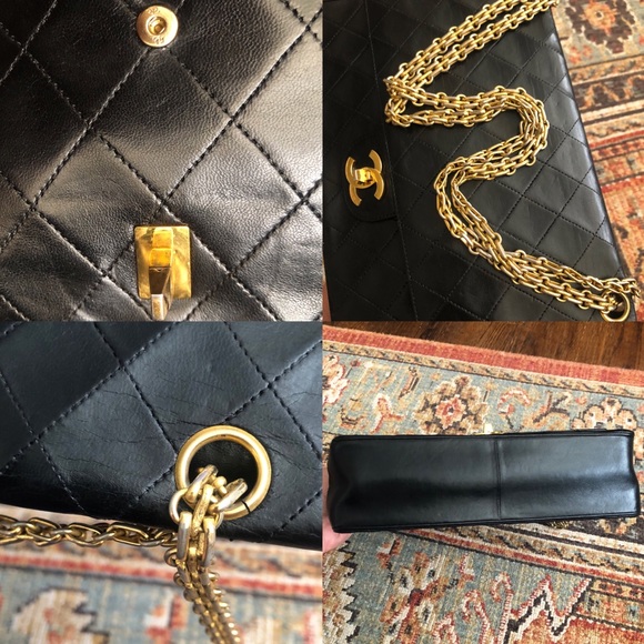 SOLD***Chanel Vintage Classic Medium Bijoux Double Flap Bag - Picture 10 of 13